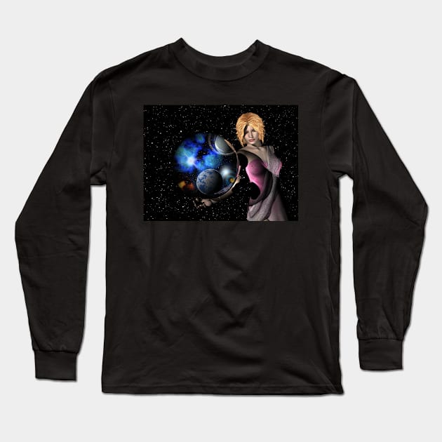 The Conjurer of Worlds Long Sleeve T-Shirt by sciencenotes